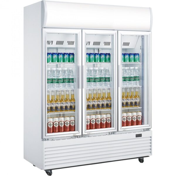 Commercial Bottle cooler 1300 litres Ventilated cooling 3 hinged doors LG1300BF All in Ghana Tema Accra Quality Cooking Pots Store Call 0201802032