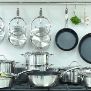 Professional Stainless Steel Cookware Set All in Ghana Tema Quality Cooking Pots Store Call 0201802032