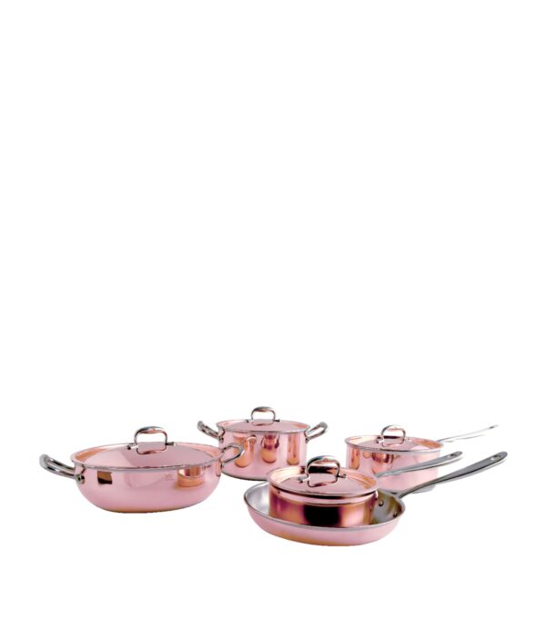 Ruffoni Symphonia Cupra 6 Piece Set in Wooden Box All in Ghana Tema Accra Quality Cooking Pots Store Call 0201802032