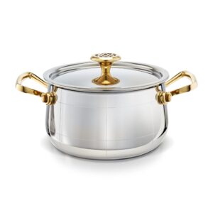 ondine-medium-platine-saucepan-with-lid-18cm All in Ghana Tema Quality Cooking Pots Store Call 0201802032